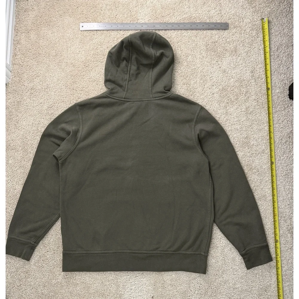 The North Face Half Dome Pullover‎ Hoodie Olive Green Size Large Kangaroo Pocket